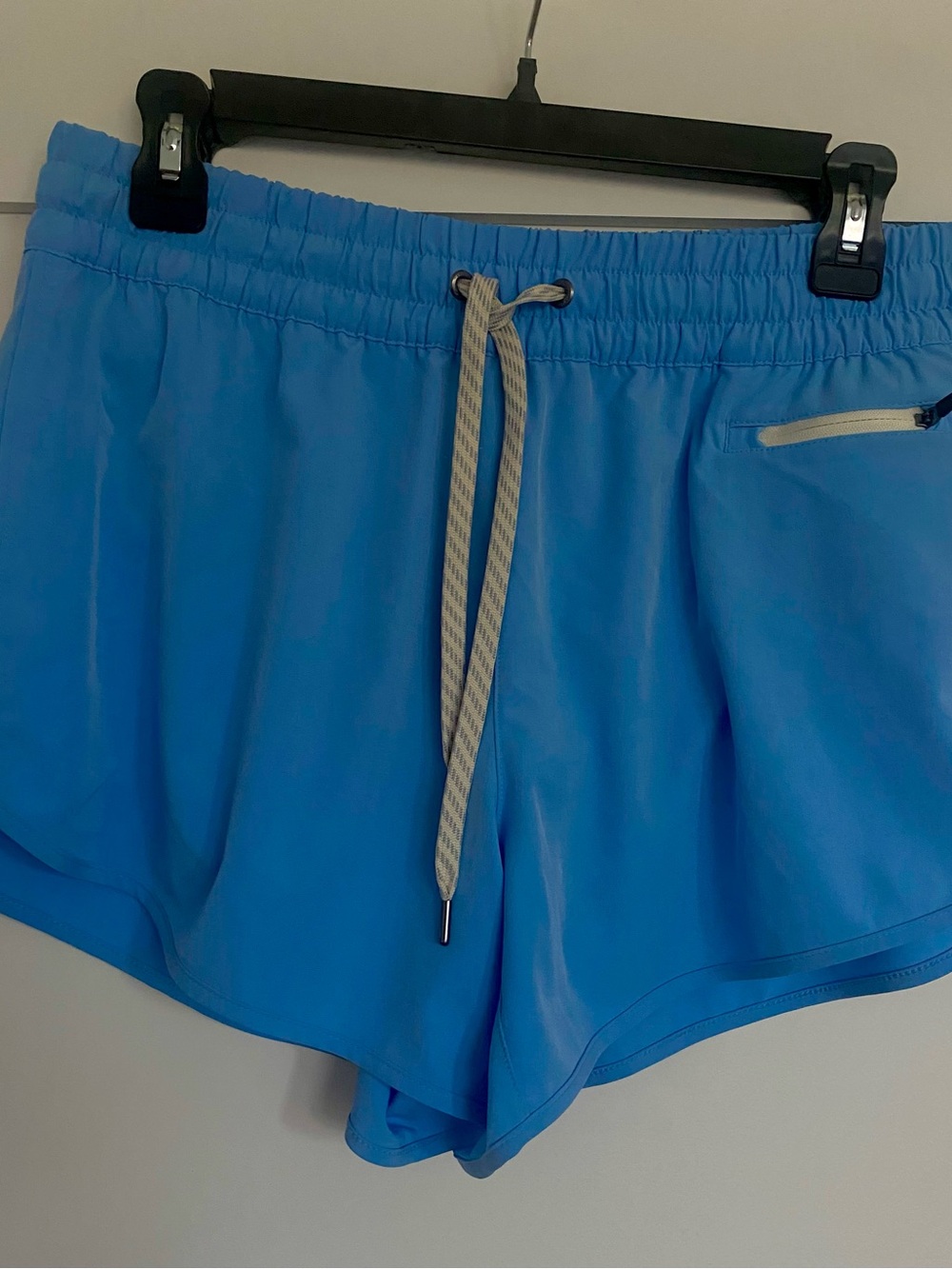 Vuori Light Blue Women's Athletic Drawstring Shorts